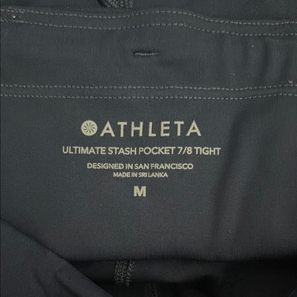 Athleta Black 7/8 Tights